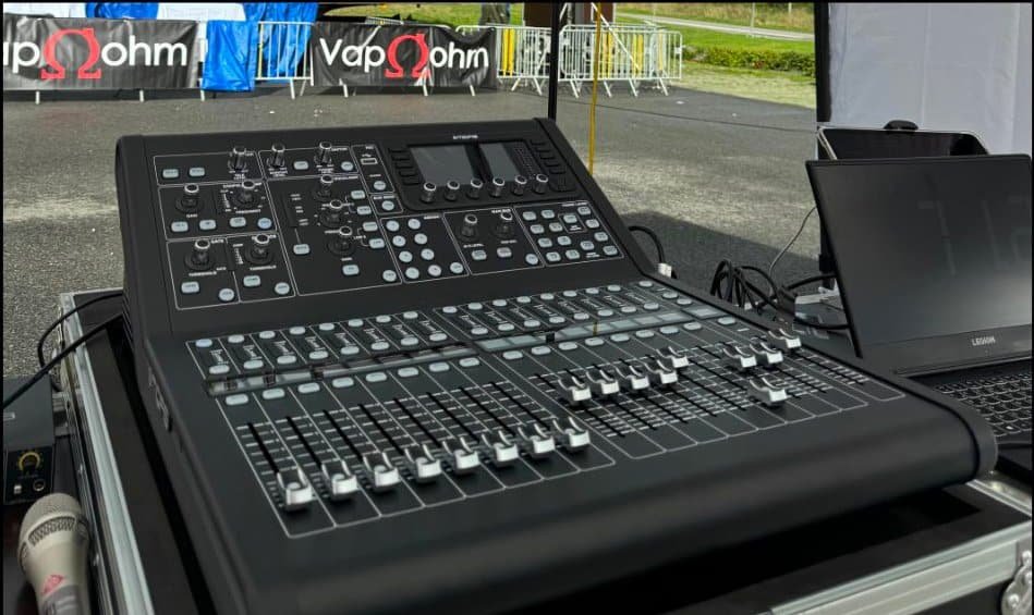 console mixage production événements Bretagne